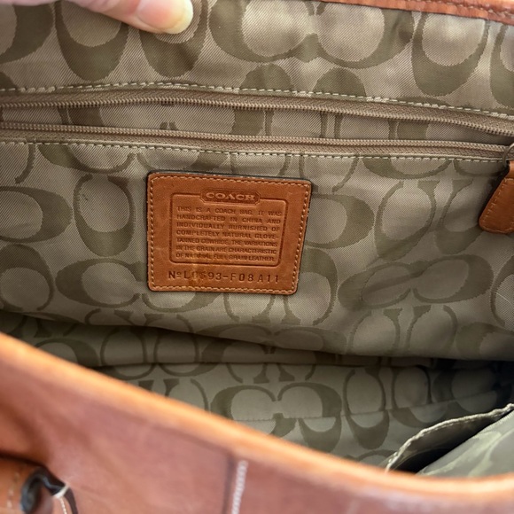 Vintage Coach Soho Hampton Satchel Leather Handbag - Picture 9 of 16